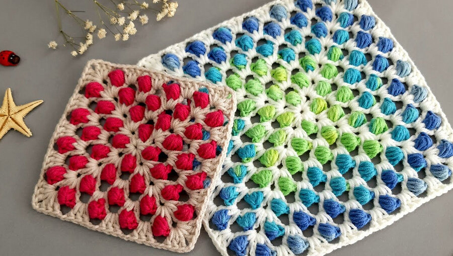 бабушкин квадрат крючком