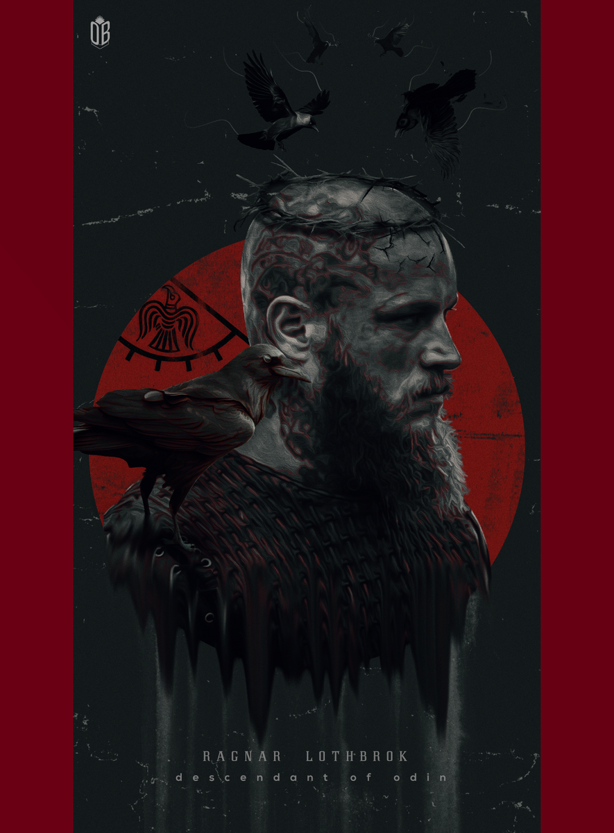 Рагнар Лодброк по образу из сериала