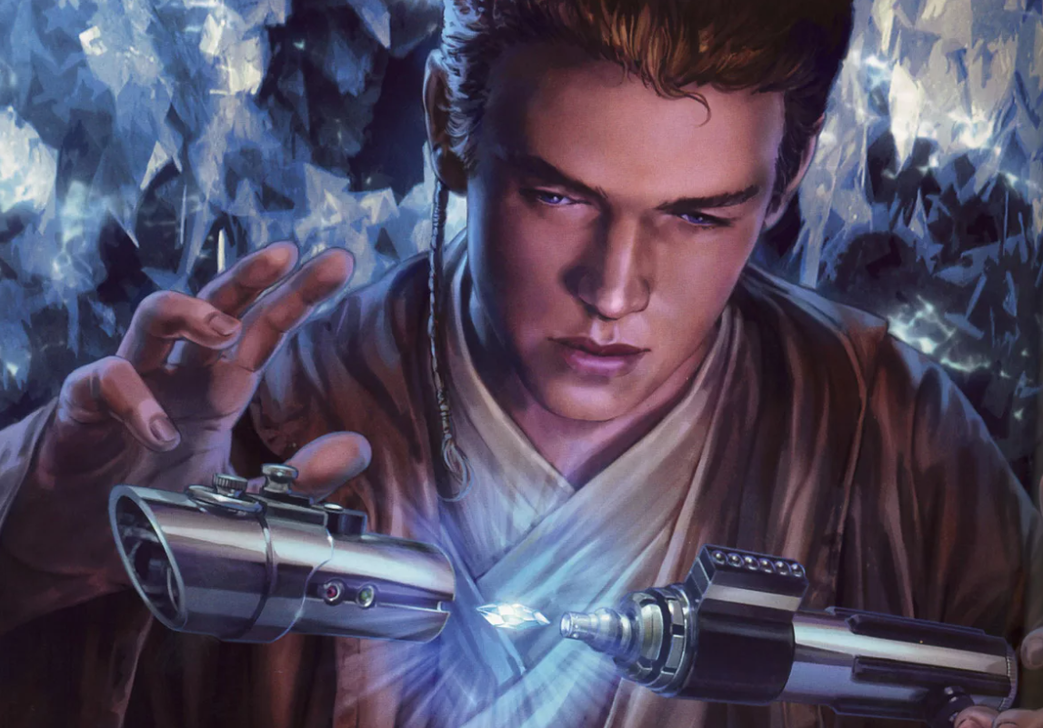 Падаван Энакин собирает свой световой меч