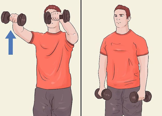 Выполните сет из 25 боковых подъемов рук