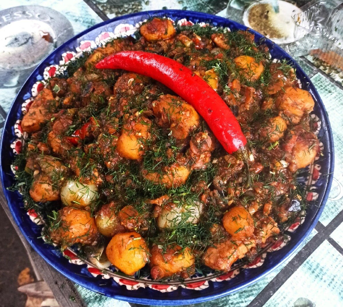 Татаро грузинское блюдо