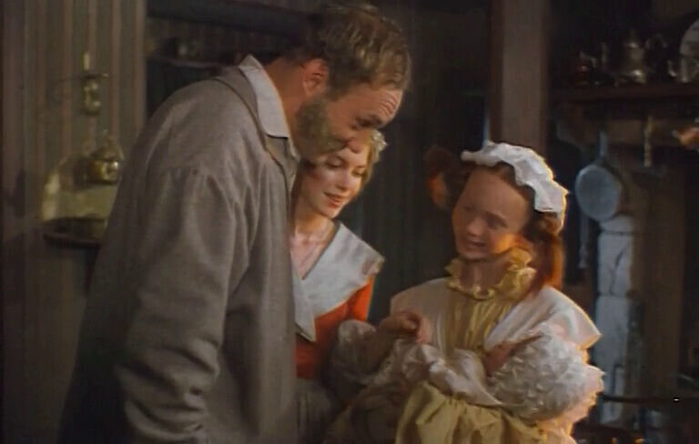 Кадр из фильма "Сверчок за очагом"