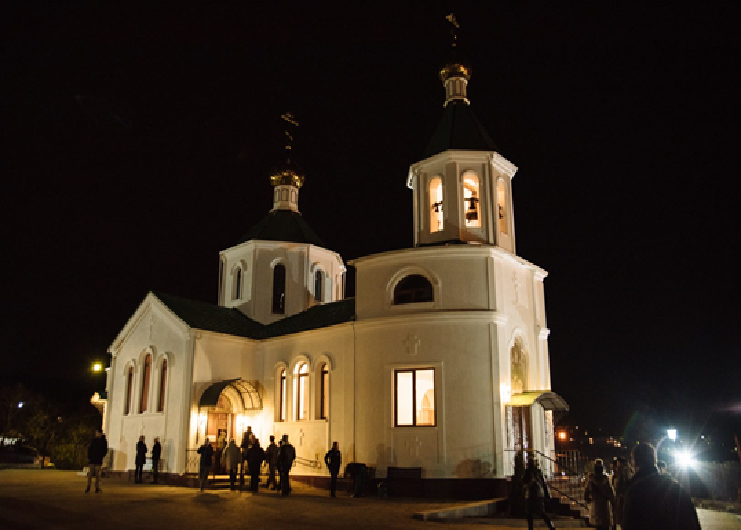 Храм св. Ксении Петербургской в Абрау-Дюрсо. Фото: fondabrau.ru