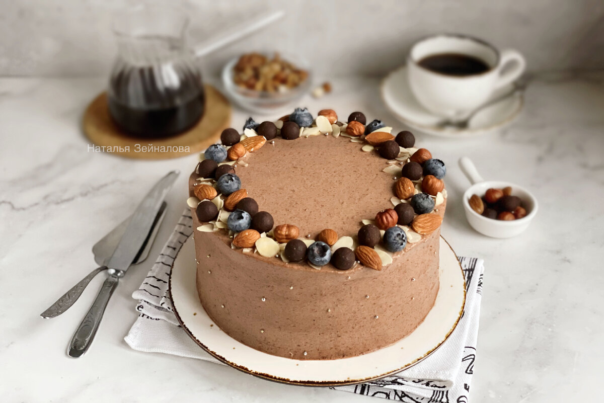 Ингредиенты для «Шоколадно-кофейный торт-суфле»: