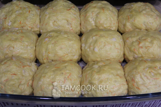 Быстрые булочки с чесноком и зеленью