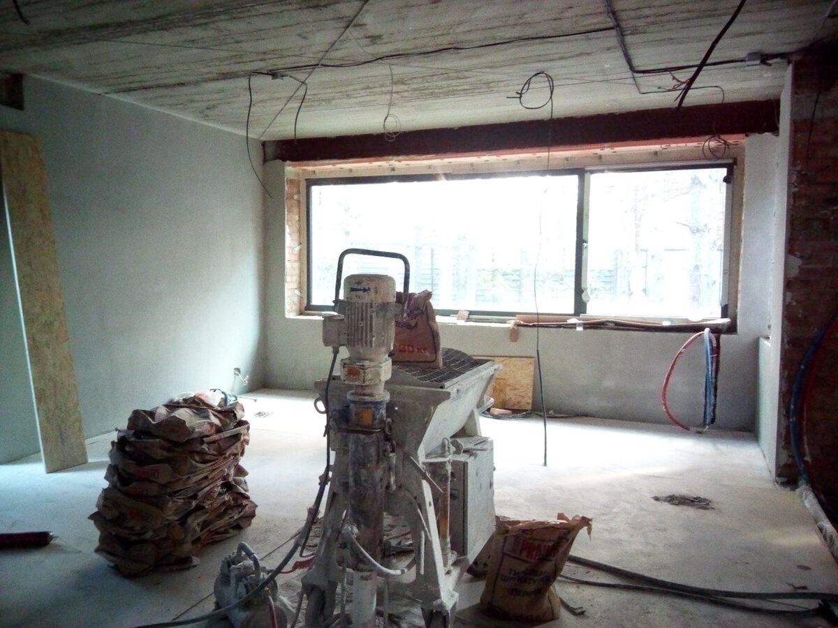 Вот такая она - гипсовая штукатурка