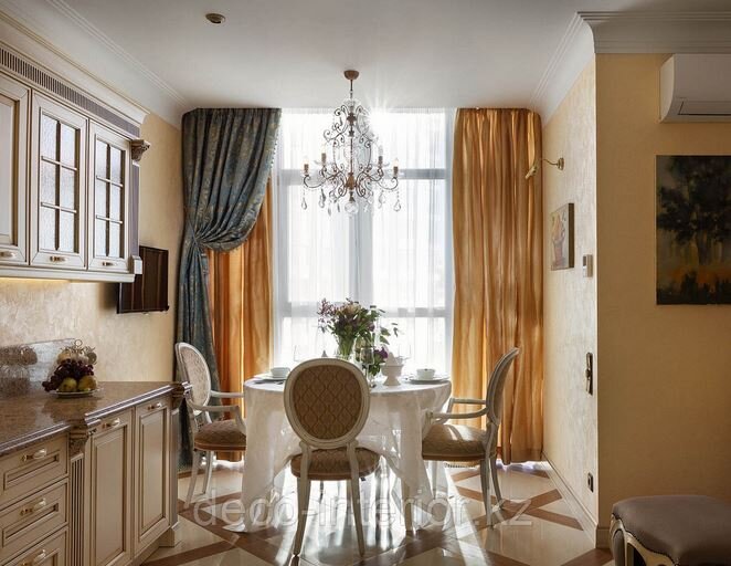 Скан автора из открытых источников https://mykitchendesign.ru/shtory/na-kukhnyu-v-klassicheskom-stile.