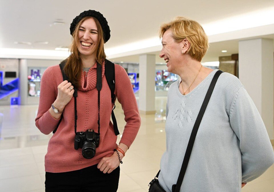     Екатерина может быть довольна - дочь выросла статной девушкой. Фото: НОК Беларуси