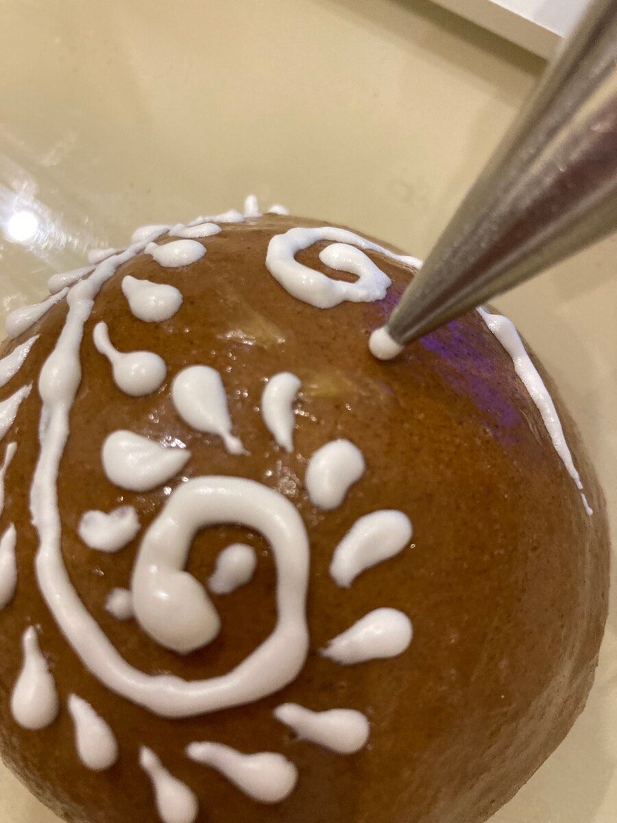 Кружево айсинга на Козуле