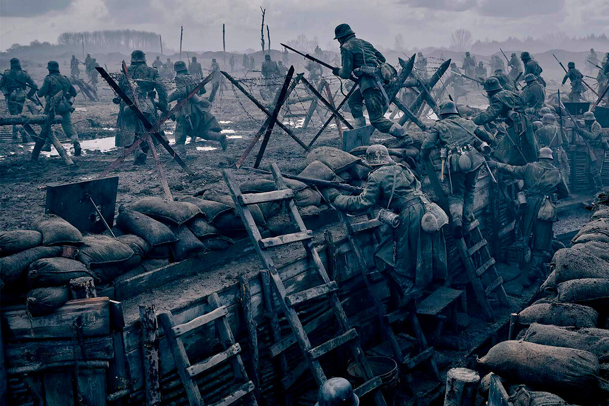    Кадр из фильма "На Западном фронте без перемен". Скриншот: Netflix (2022)