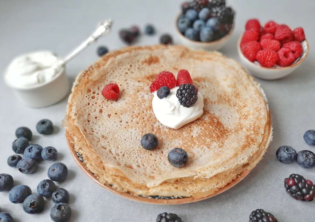 Французские crêpes - кружевные блинчики из муки зелёной гречки | Лакомый  кусочек | Дзен