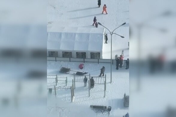 Скриншот видео из соцсетей