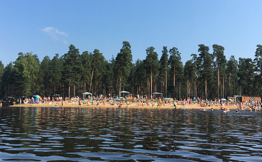 Пляж Коркинского озера. Фотография из открытых источников