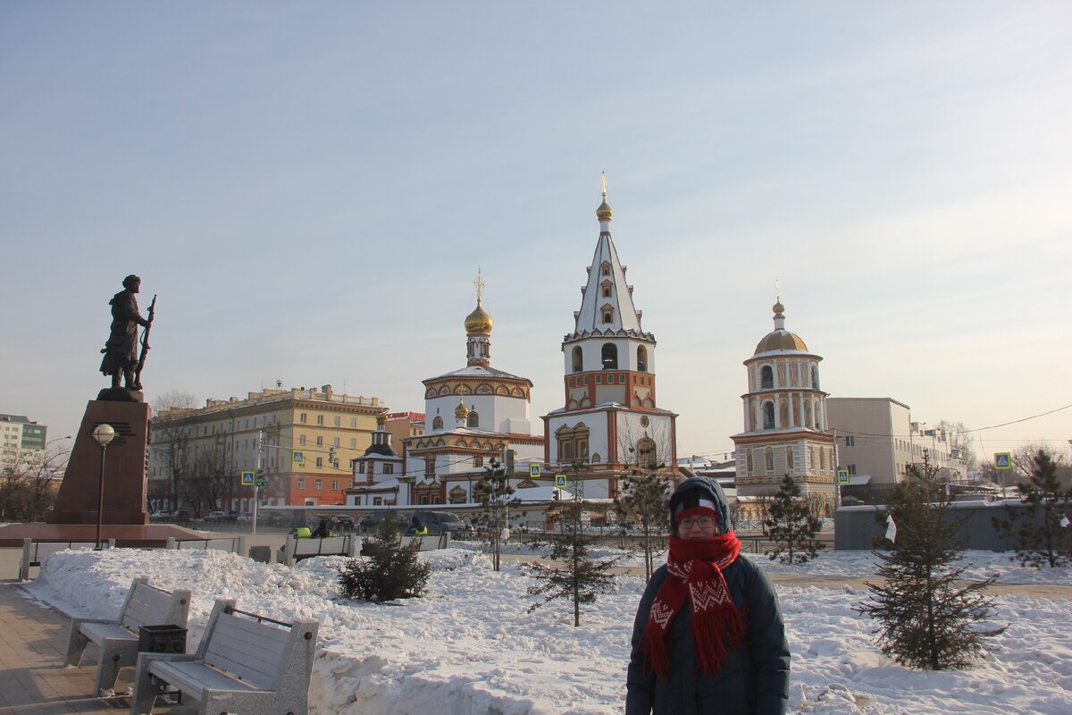 Набережная Ангары. Иркутск. Февраль 2020