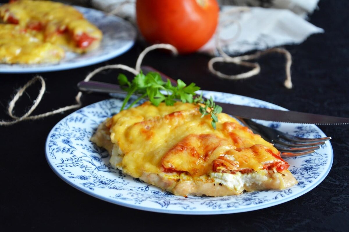 Курица под сырным соусом🍗🧀 | Анастасия Горлова | Дзен