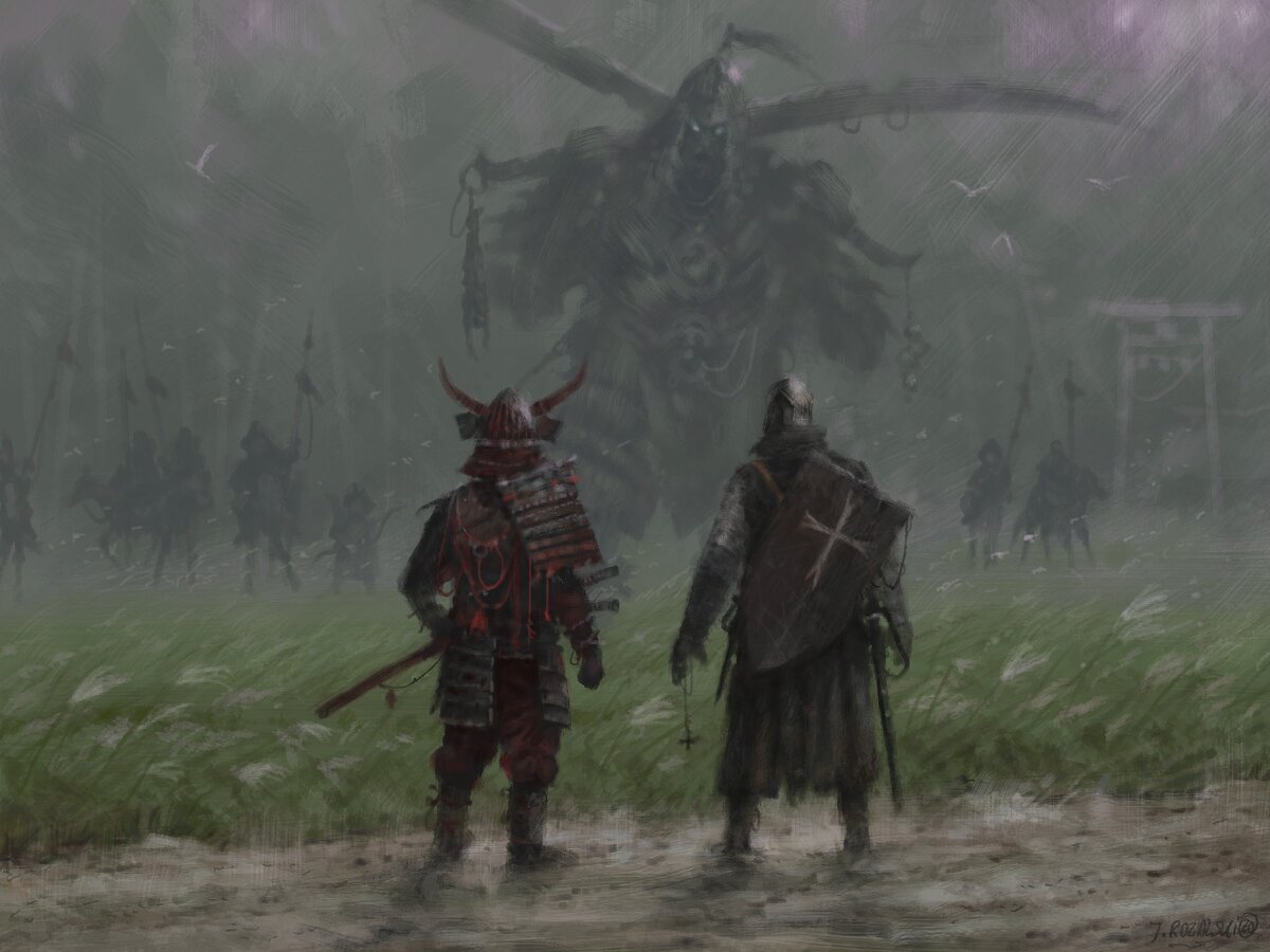 Якуб Ружальский (Jakub Rozalski) Братья по оружию. Вторжение. https://jrozalski.com/  