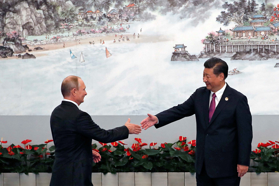 Путин в Китае, 2018 год
