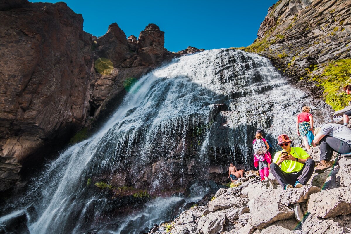 Водопад девичьи косы Кабардино Балкария