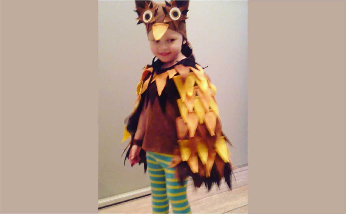 Детский карнавальный костюм "Совенок". Работа Маргарита Смирнова