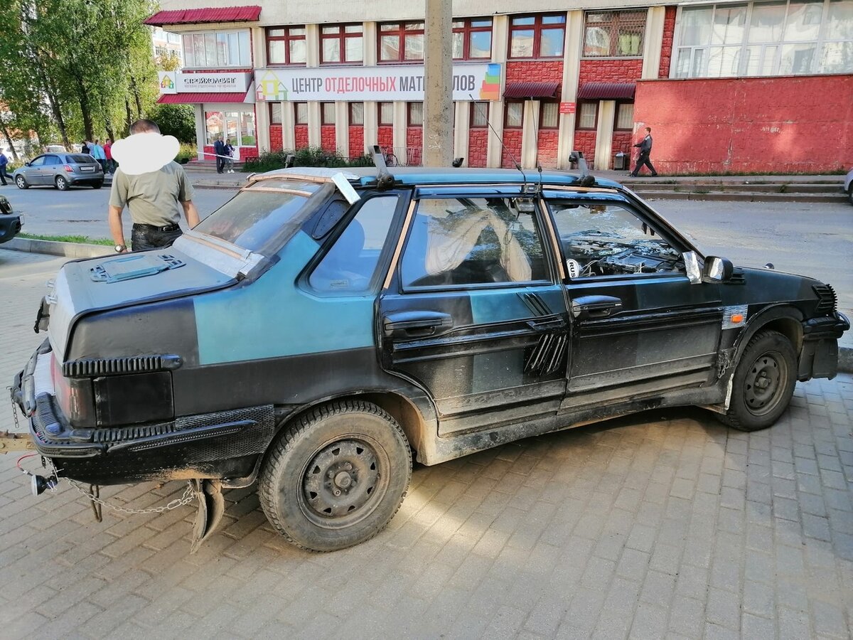 Этот ВАЗ-21099 словно сделан ребенком из детского конструктора |  Автокультура CARAKOOM | Дзен