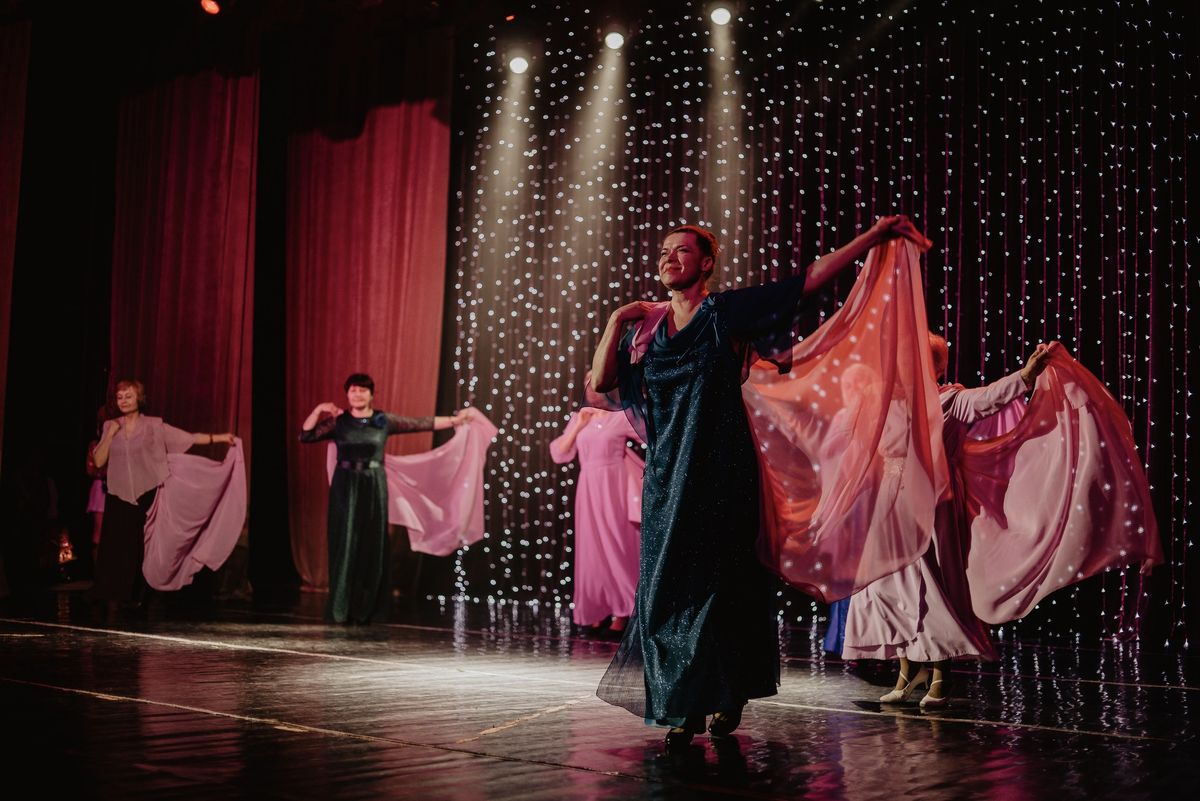 Выступление коллектива на отчётном концерте