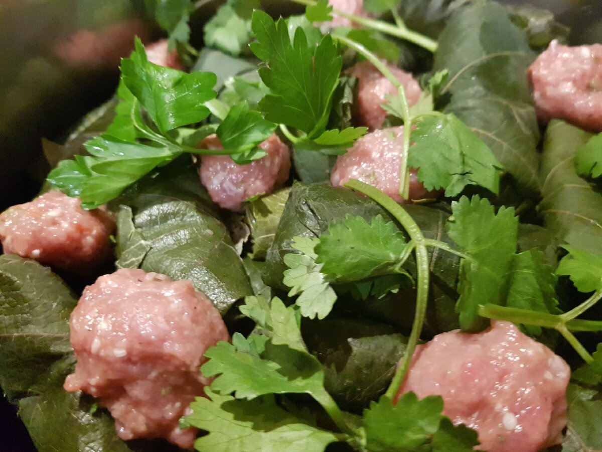 Если останется немного фарша, можно слепить из него фрикадельки и выложить сверху