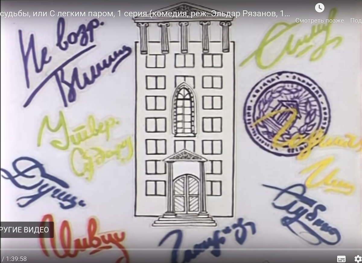 Кадр из телефильма "Ирония судьбы, или с легким паром!"  

Режиссёр: Рязанов Эльдар

Мосфильм, 1976 г.