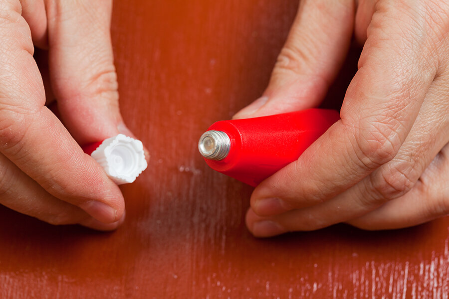 Флакон с дозатором и носиком. (Источник: фото супруги автора)