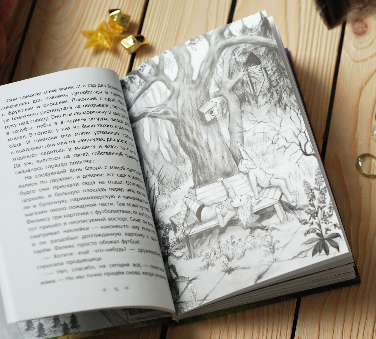 Иллюстрация Ирине Мор к книге "Золотая тайна"