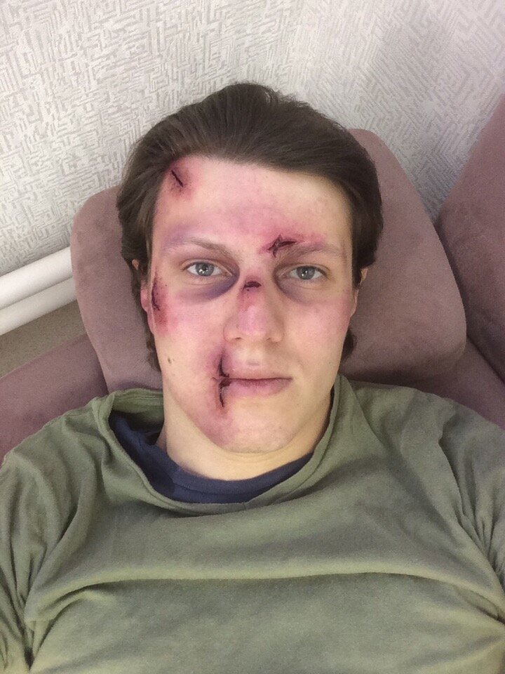 Грим со съемок в фильме "Стереотипы" 