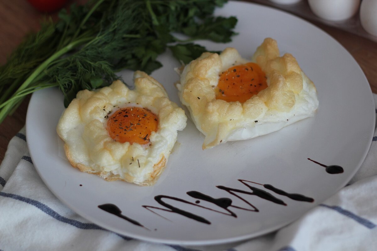 фото автора. Яичные облачка