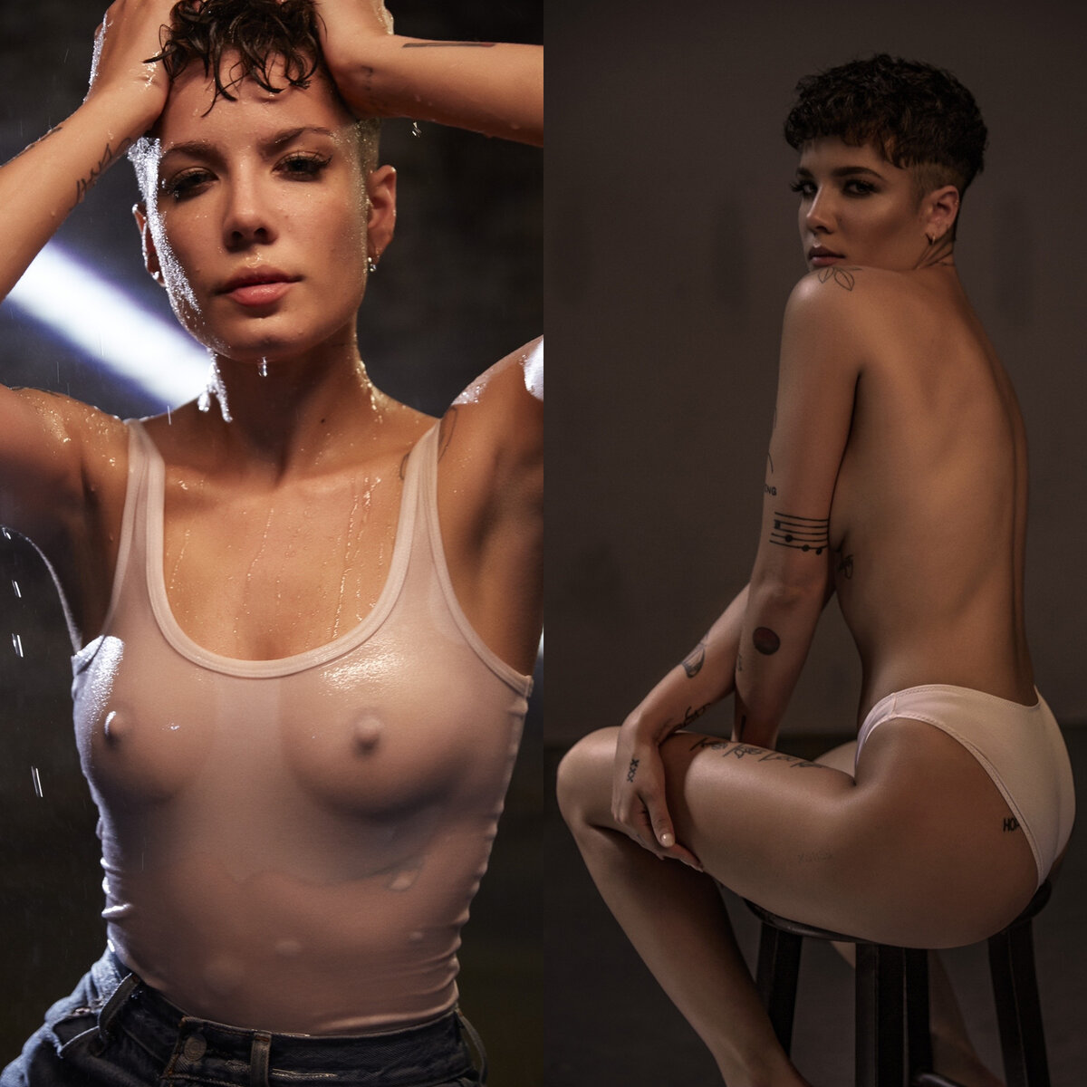 18+ Halsey: огненная Холзи