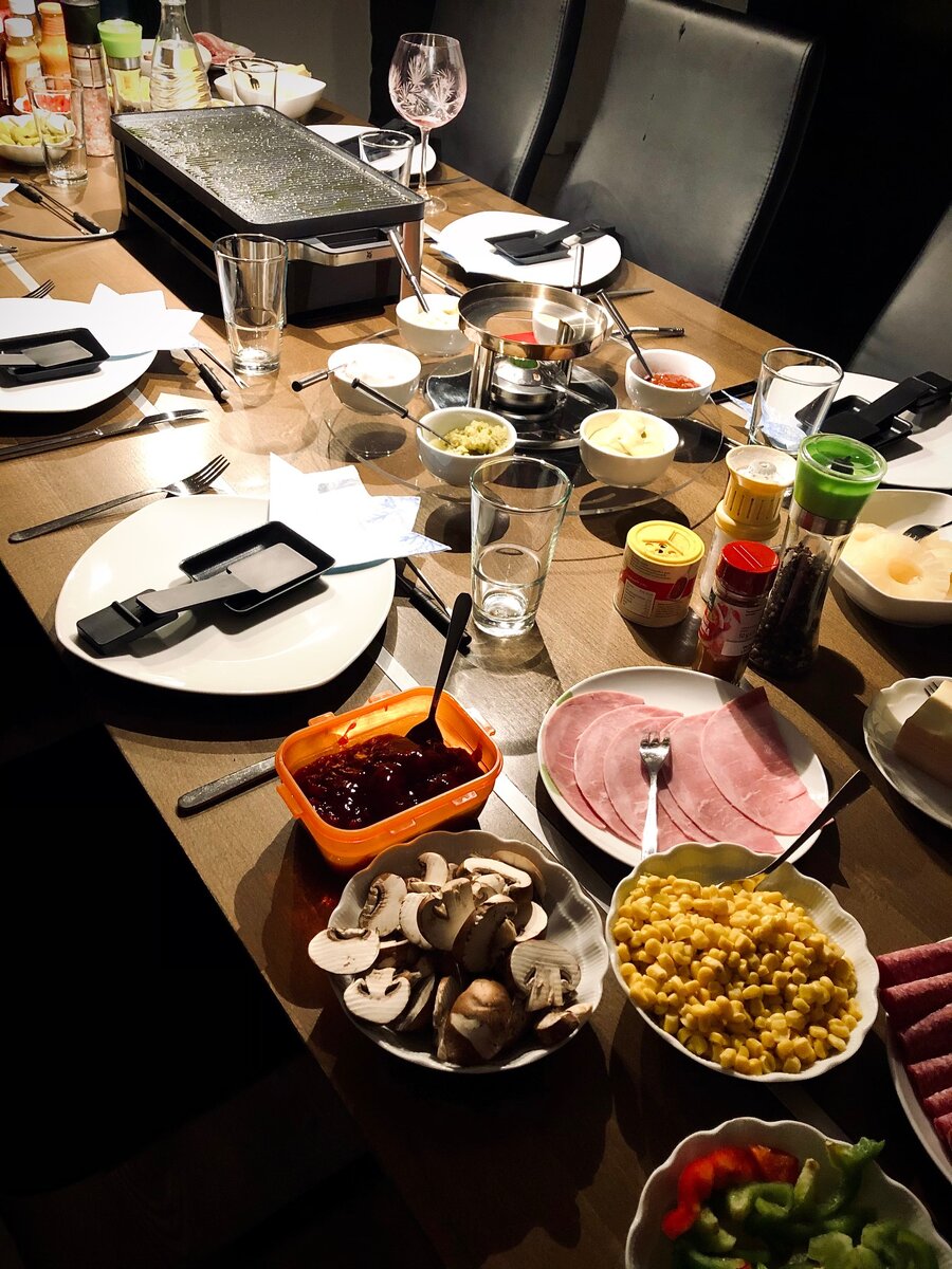 Наш семейный рождественский стол в прошлом году