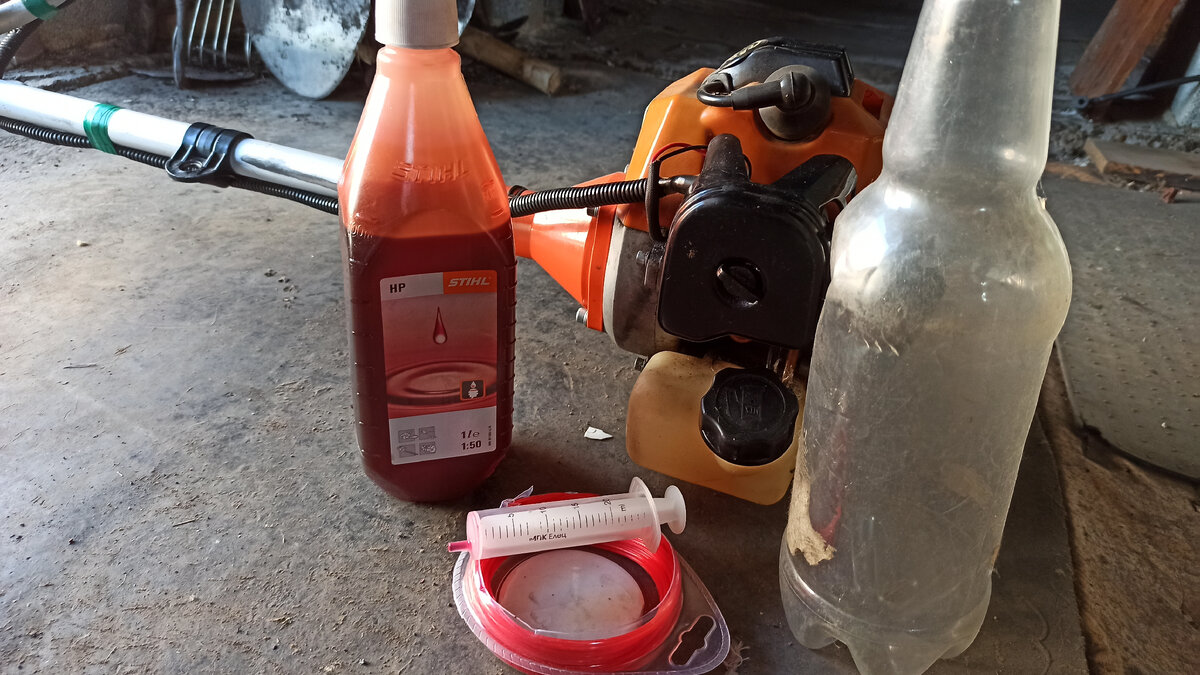 Подготовка топлива для триммера