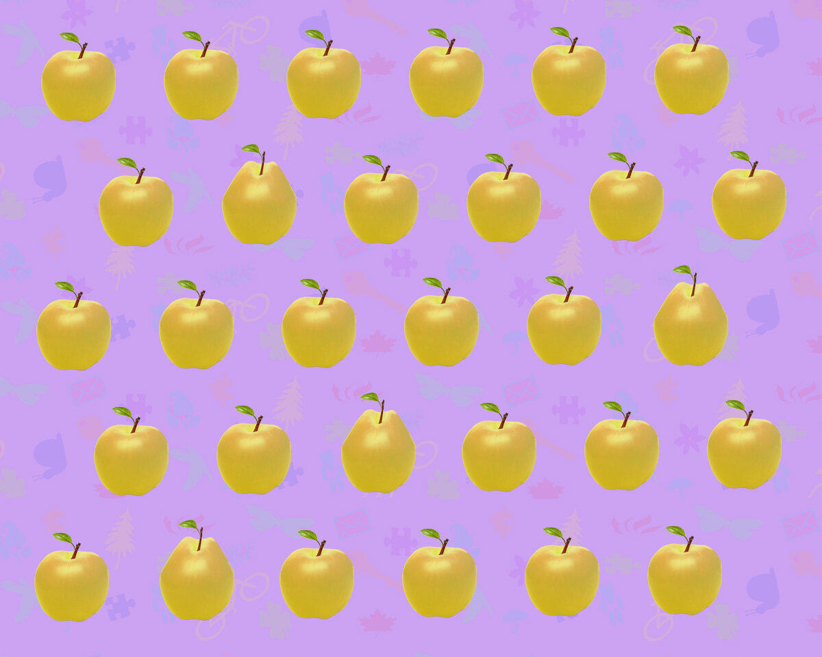 Сколько груш среди яблок?