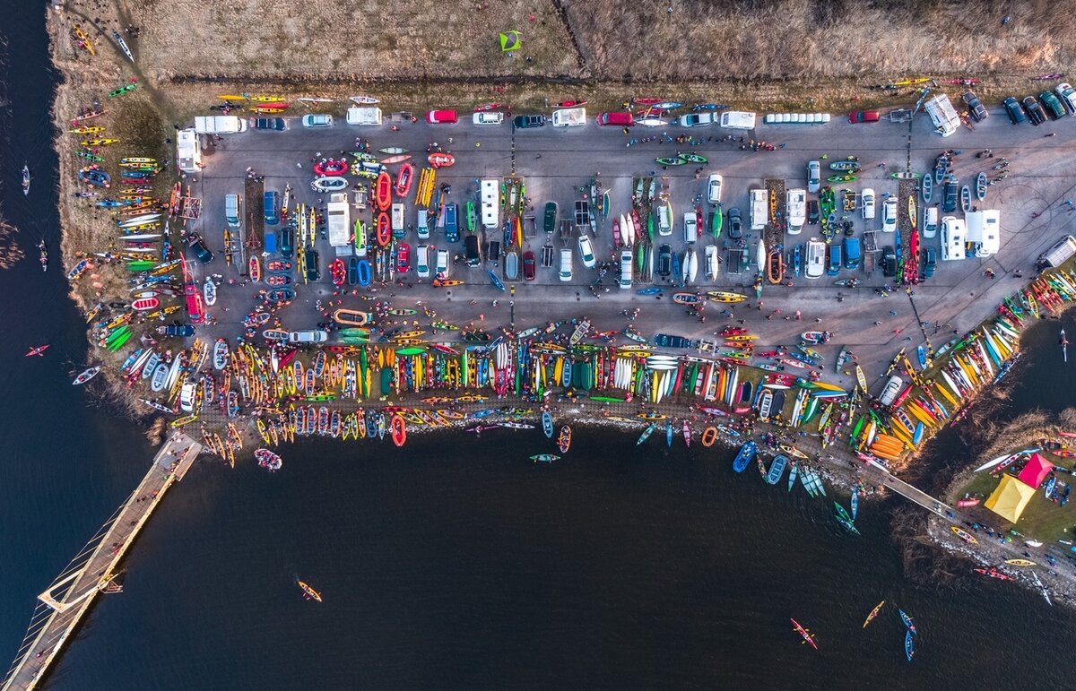 Экипажи за полчаса до старта