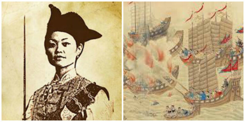 Чжэн ши. Чжэн ши китайская морская разбойница. Корабль Чжэн ши. Пираты Китая.