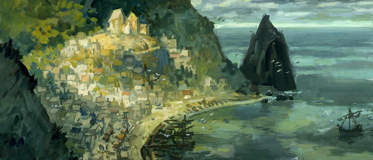 Остров Рок (арт www.tumblr.com).