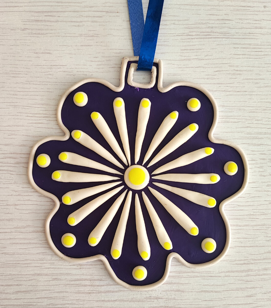 Готовый вариант поделки из пластилина 