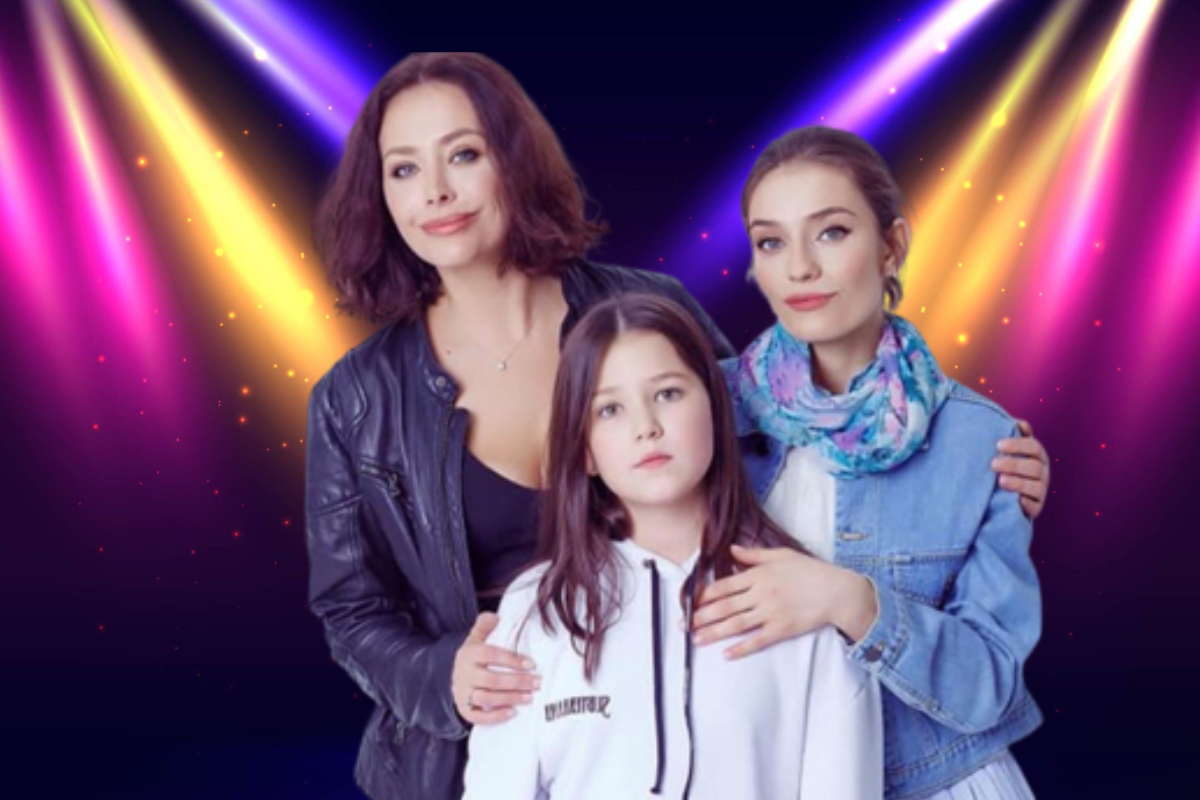 Екатерина Волкова с детьми