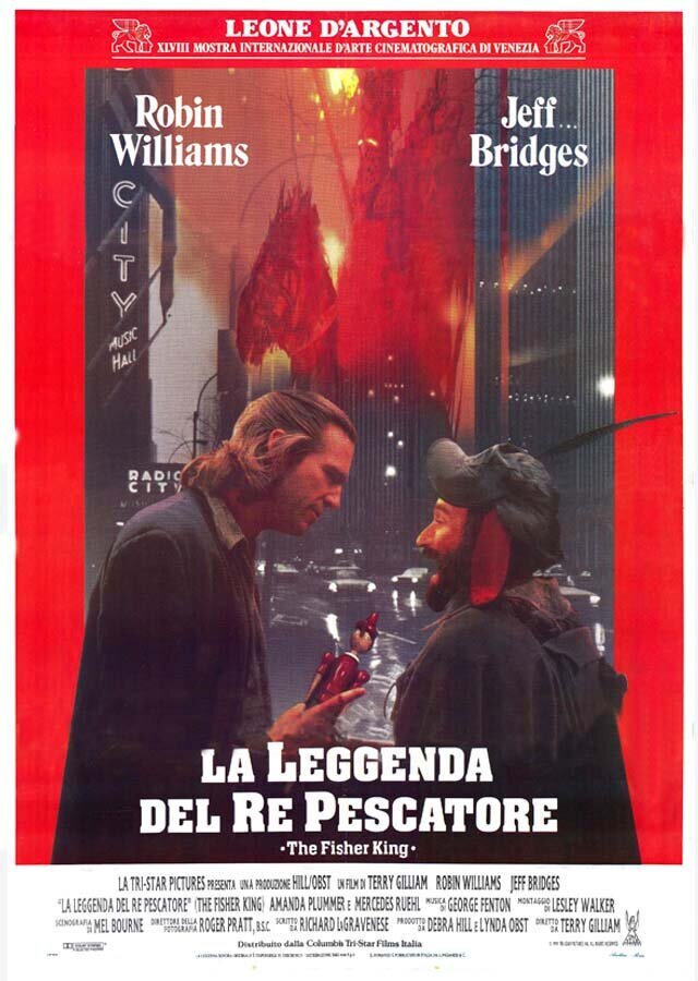 Итальянская обложка фильма "Король-рыбак".