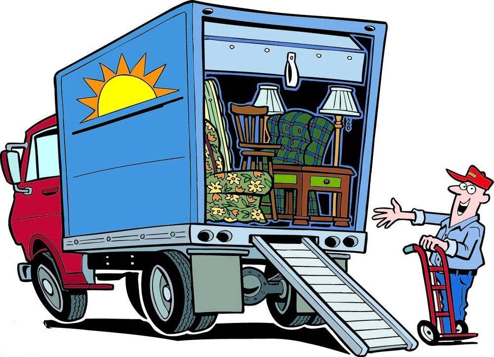 Переезд.Картинка из интернета.