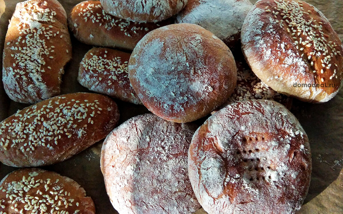 по желанию посыпаю хлеб кунжутом или специями