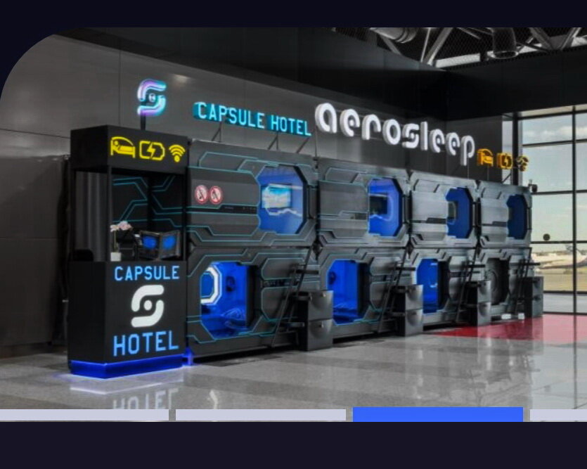 Капсульный отель в Шереметьево