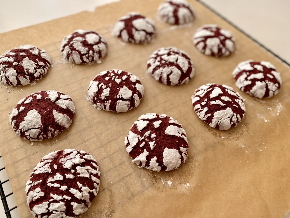 Red Velvet Box Cookies Recipe by Tasty Recipe Cookie recipes, Red velvet cookies