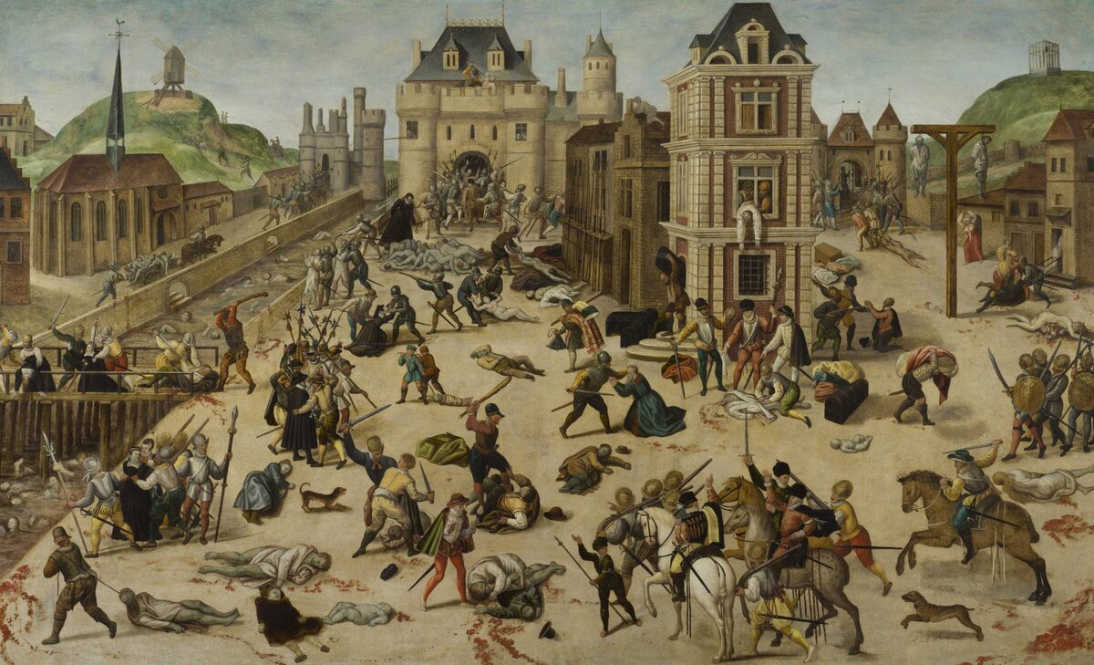 С картины художника Франсуа Дюбуа (1529—1584). Кантональный музей изящных искусств, Лозанна (Швейцария).