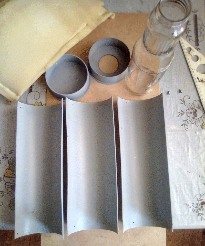 Процесс сборки самодельного термоса. Слайд шоу с задержкой между кадрами 10 секунд.