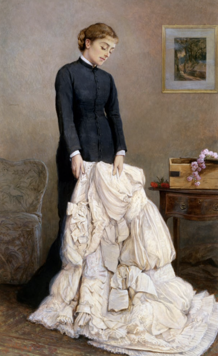Edward Killingworth Johnson "Молодая вдова" 1877 год
