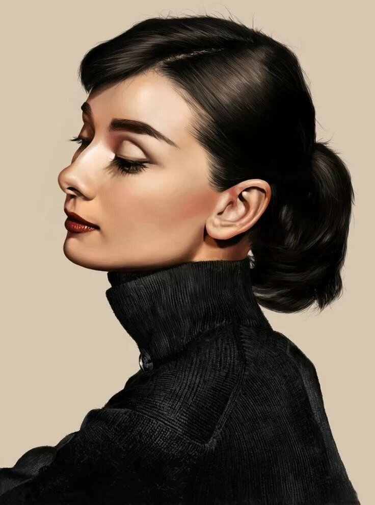 красивая леди.