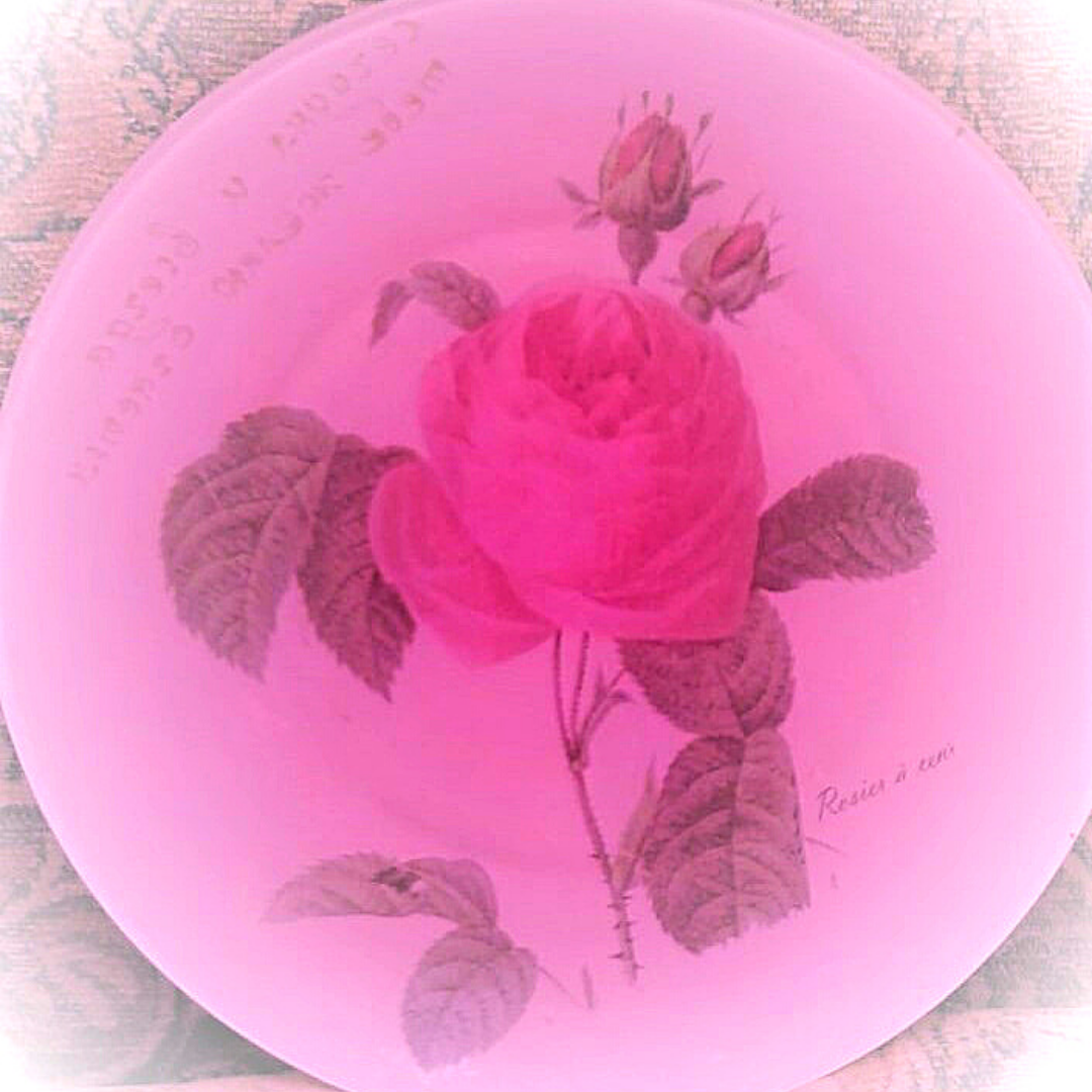 Тарелка с английской розой